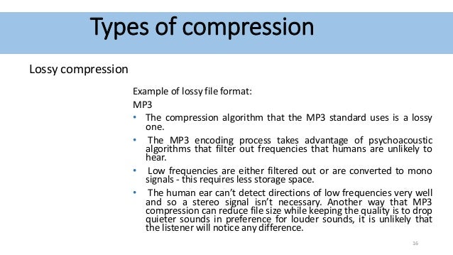 Audio compression