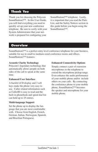 Audio conferencing polycom_soundstation2_user_manual