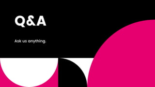 Q&A
Ask us anything.
 