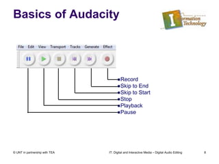 Audio Editing | PPTX