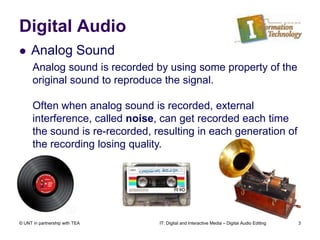 Audio editing ppt | PPTX