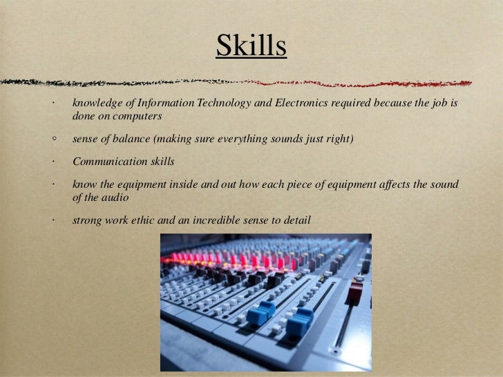 Audio engineer essay 06 picture