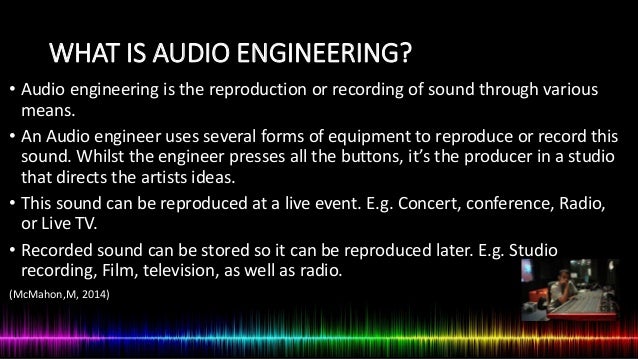 audio engineering