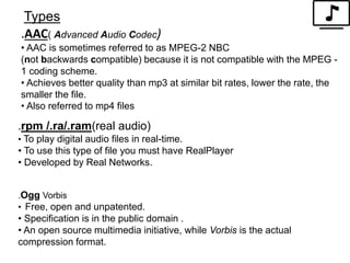 Audio format ict