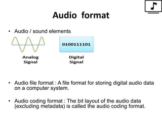 Audio format ict
