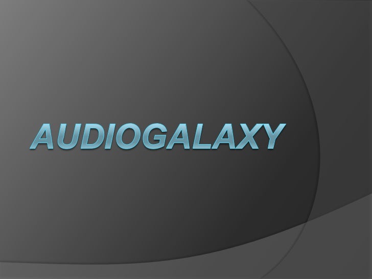 Audiogalaxy