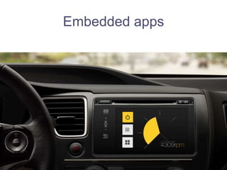 Embedded apps
 