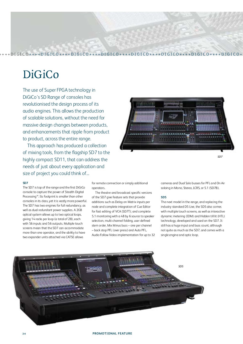 Audio media audio consoles guide 2013