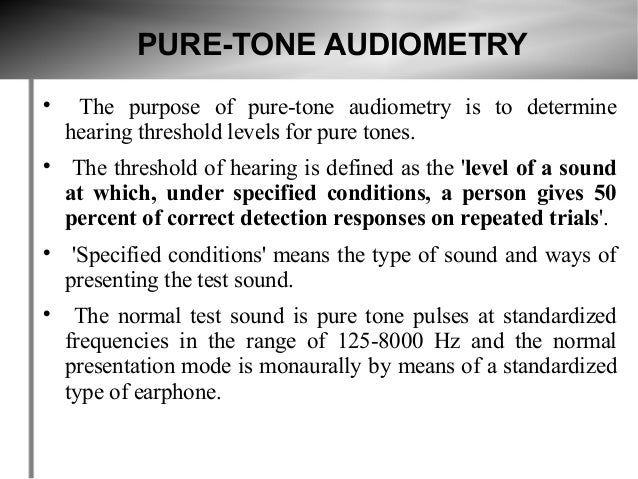 Audiometry audiometry