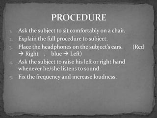 Audiometry | PPTX