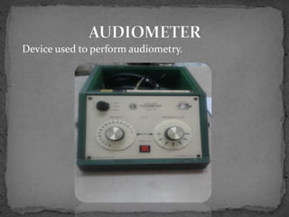 Audiometry | PPTX