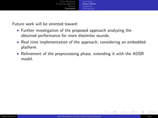 Audio Morphing for Percussive Sound Generation | PDF | Digital Audio ...