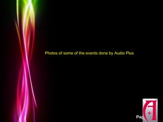 CERNER Cricket Cup


                      CERNER Cup2011

  Photos of some of the events done by Audio Plus

         Semi-final                    Semi-final




   Team A         Team C       Team B               Team D




            Powerpoint Templates
                                                       Page 4
 