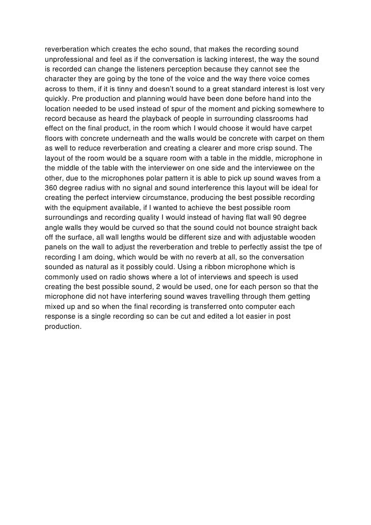 Essay audio production 07 picture