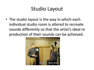 Audio production presentation | PPTX