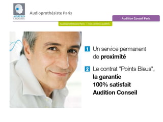 Audioprothésiste Paris Audition Conseil Paris Audioprothésiste Paris  – nos centres auditifs 