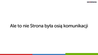 Ale to nie Strona była osią komunikacji
 