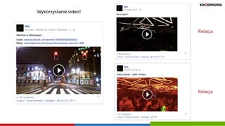 Wykorzystanie video!
Relacja
Relacja
 