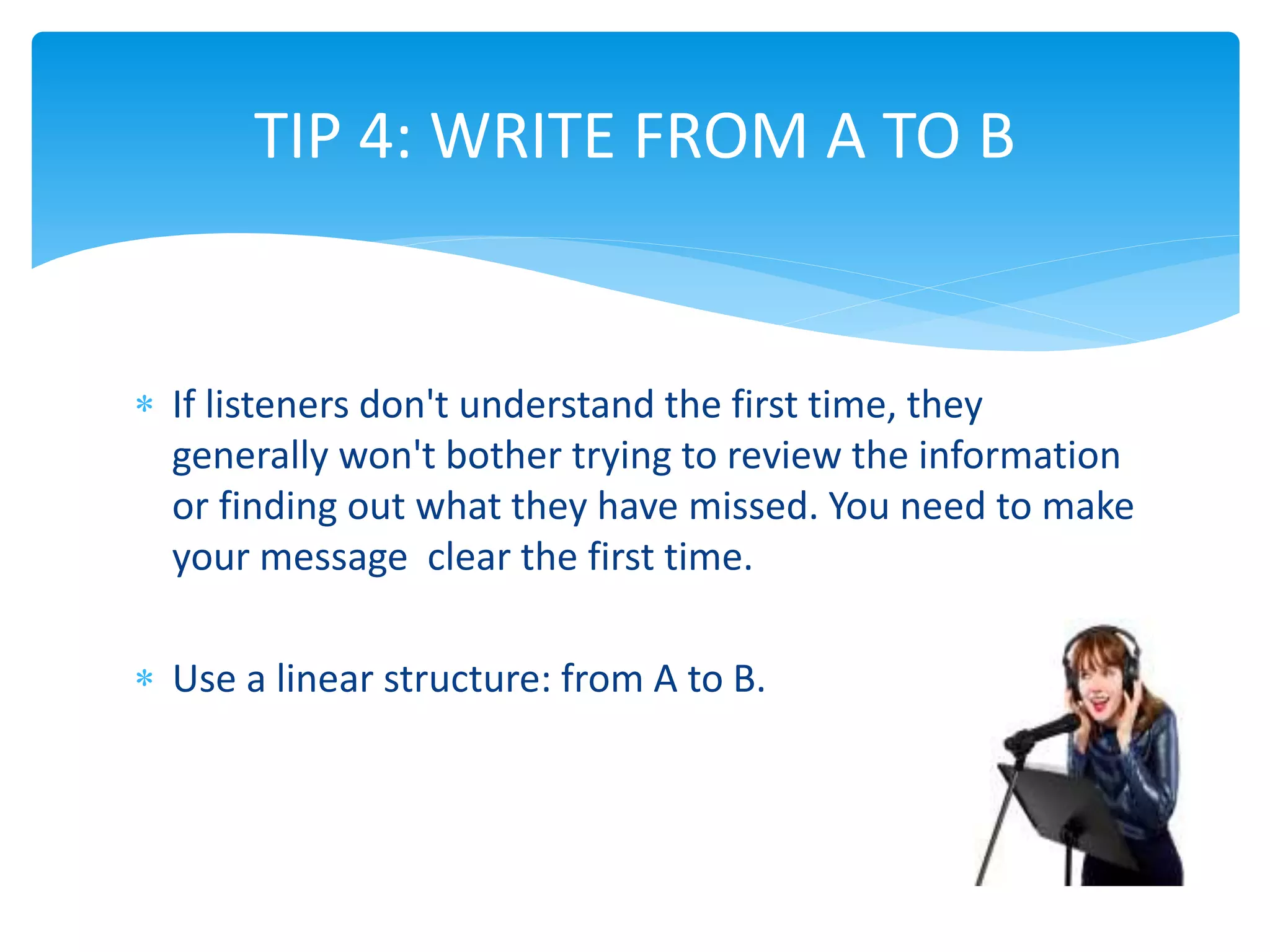 Audio script writing guide | PPTX