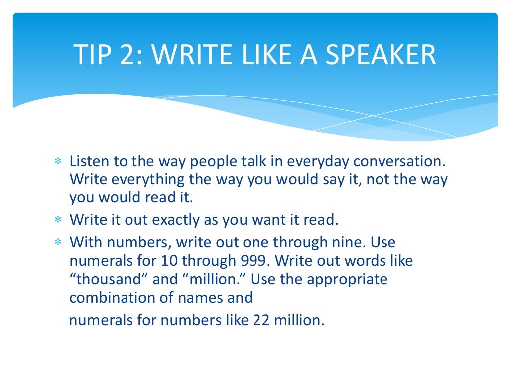 Audio script format image