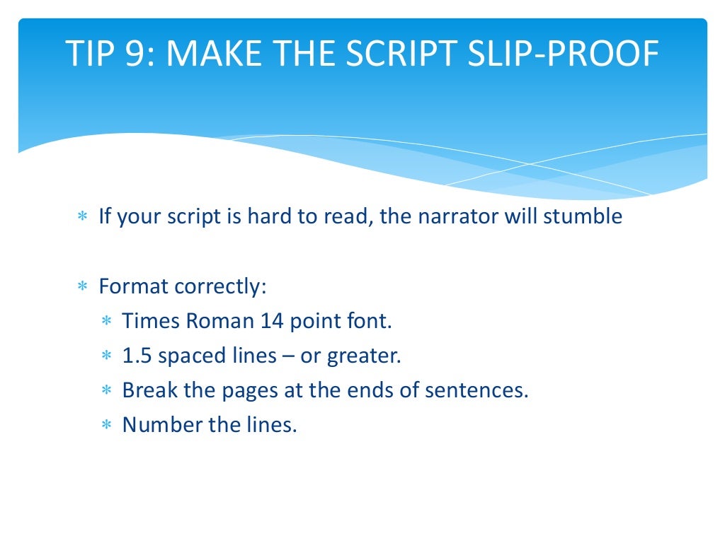 Audio essay script 08 image