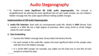 Comprehensive Techniques and Challenges in Audio Steganography for ...