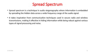 Comprehensive Techniques and Challenges in Audio Steganography for ...