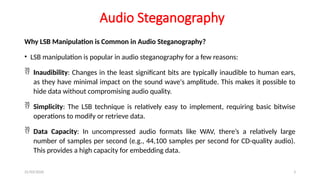Comprehensive Techniques and Challenges in Audio Steganography for ...
