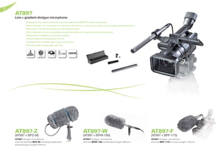2 Audio-Technica AT875R Shotgun Condenser Microphones Ideal for Video Production and Broadcast Audio Acquisition 