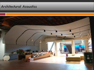 Architectural Acoustics
 