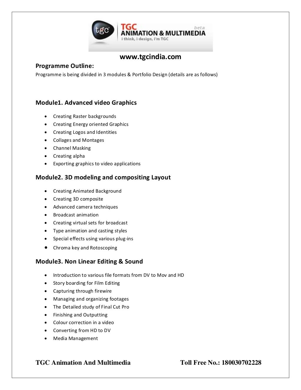 Audio video editing course syllabus institute delhi india