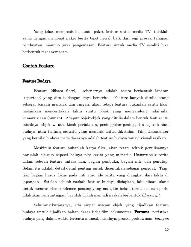 Contoh Feature Tentang Budaya - Simak Gambar Berikut