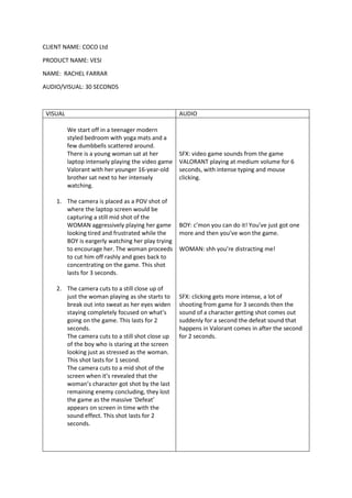 Audio Visual advert script.docx