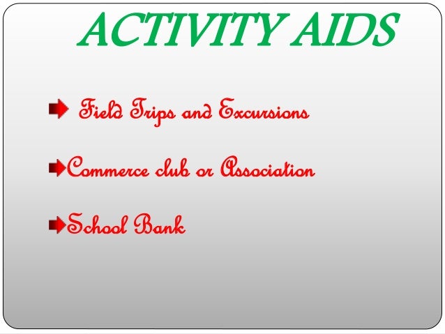 Audio visual aids in commerce education Audio visual aids in commerce education