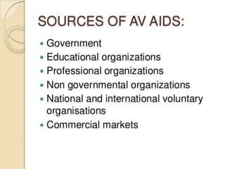 Audio visual aids ppt