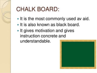 Audio visual aids ppt
