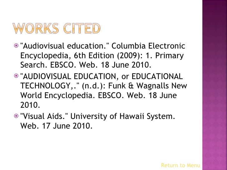 Audio visual education_powerpoint