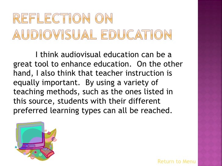 Audio visual education_powerpoint