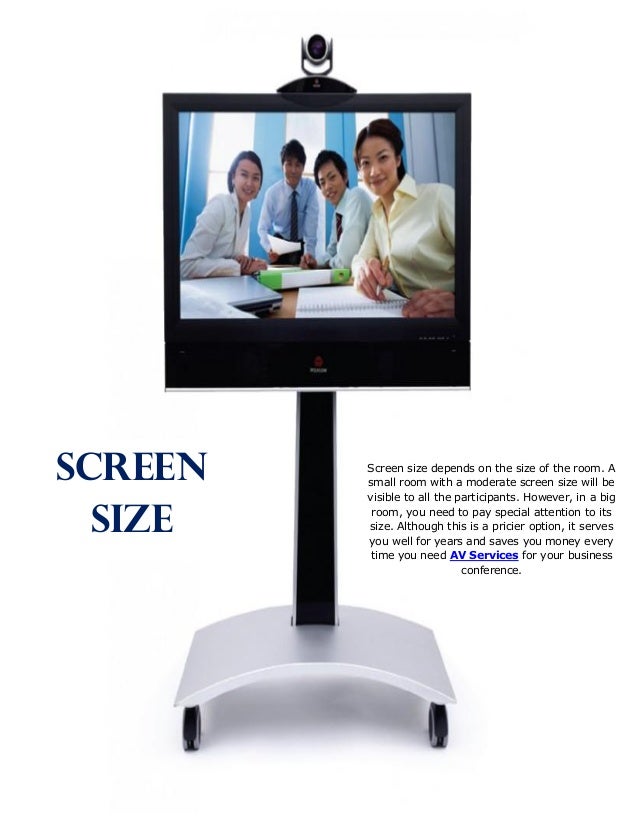 Audio Visual Equipment for Conferences