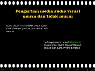 Audio visual karakteristik | PPTX