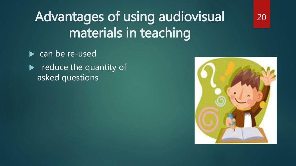 Audiovisual materials slide