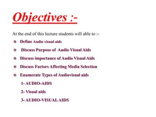Audio visual media | PPTX