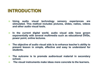 Audio visual media | PPTX