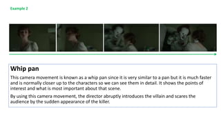 Audiovisual media language 2 Camera angles and movements | PPTX