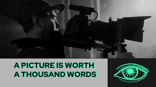 A PICTURE IS WORTH
A THOUSAND WORDS
 