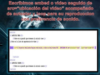 Audio y sonido en html