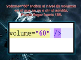 Audio y sonido en html