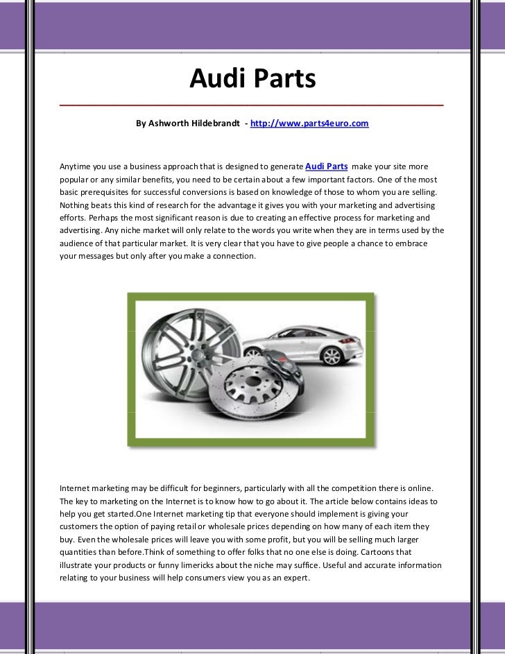 Audi parts