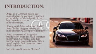 Audi presentation