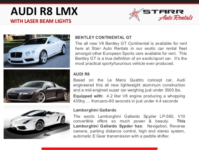 Exotic Car Audi R8 Lmx With Laser Beam Lights